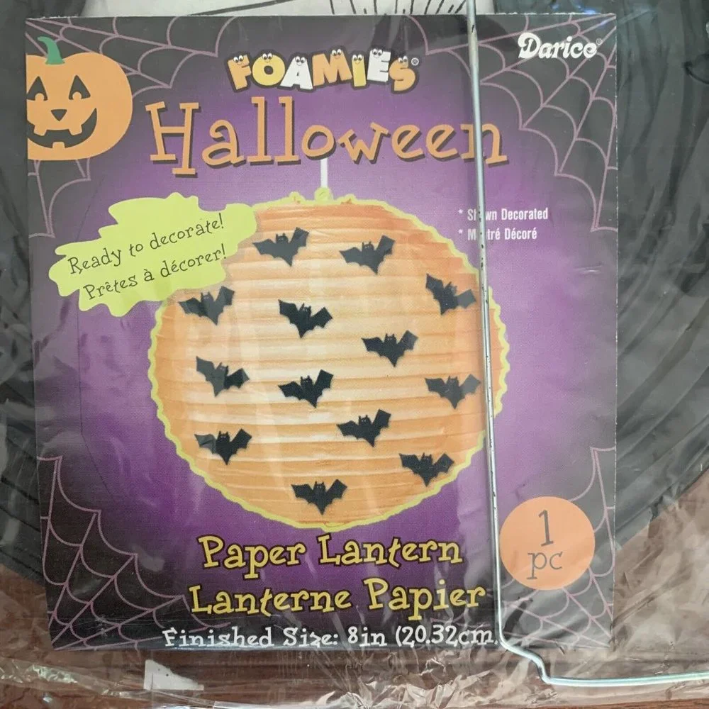 HALLOWEEN DECORATIONS Spider Web paper lanterns Glow Freaky Fabric Cheesecloth